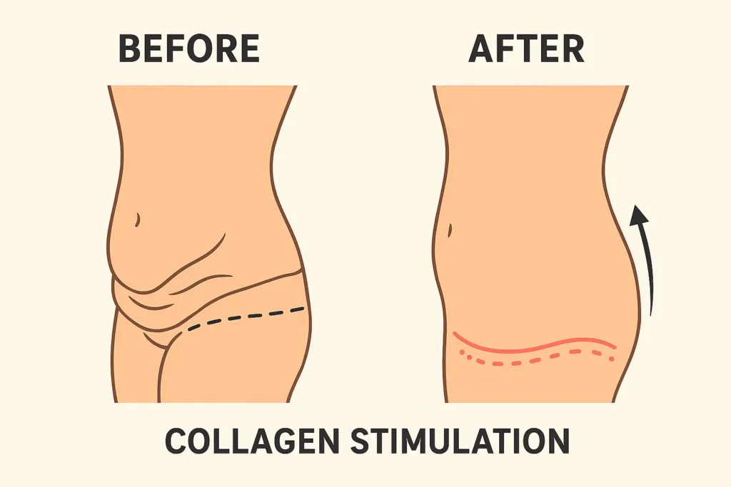 Before and after results for sagging skin after weight loss injections Kington