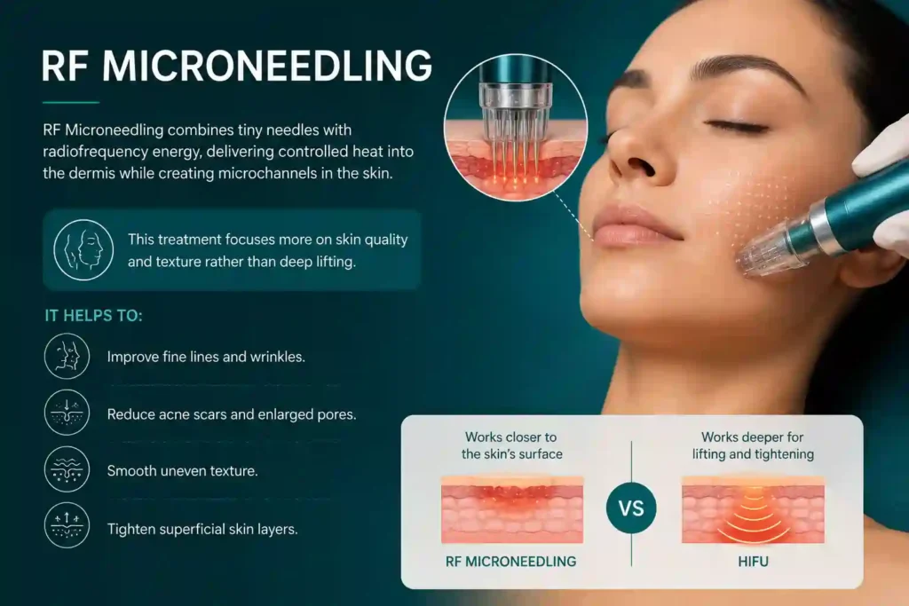 What Does RF Microneedling Do That HIFU Alone Cannot Kington